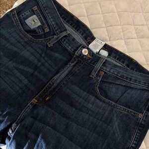 Cinch Men's Mid Rise Slim Fit Straight Leg Jeans - Dark Stonewash 38x36